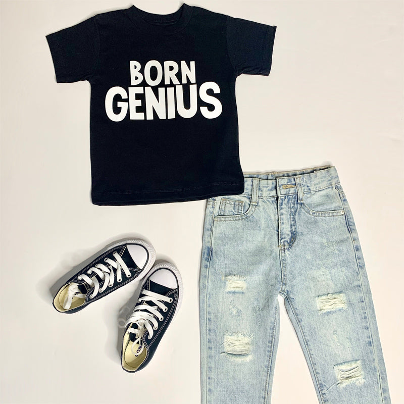 Born Genius Tee - Skunk